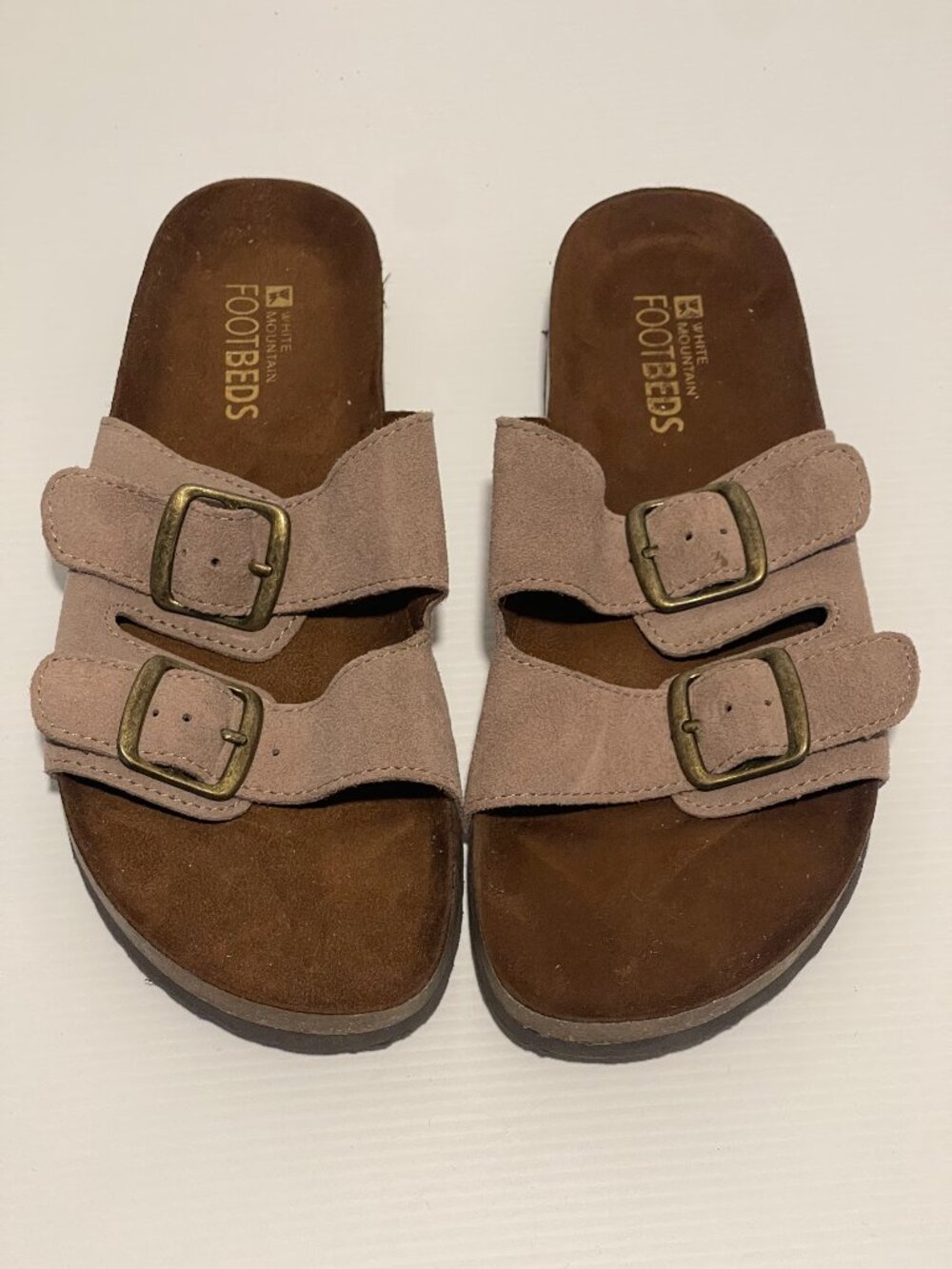 White Mountain Helga Footbed Sandals Size 9